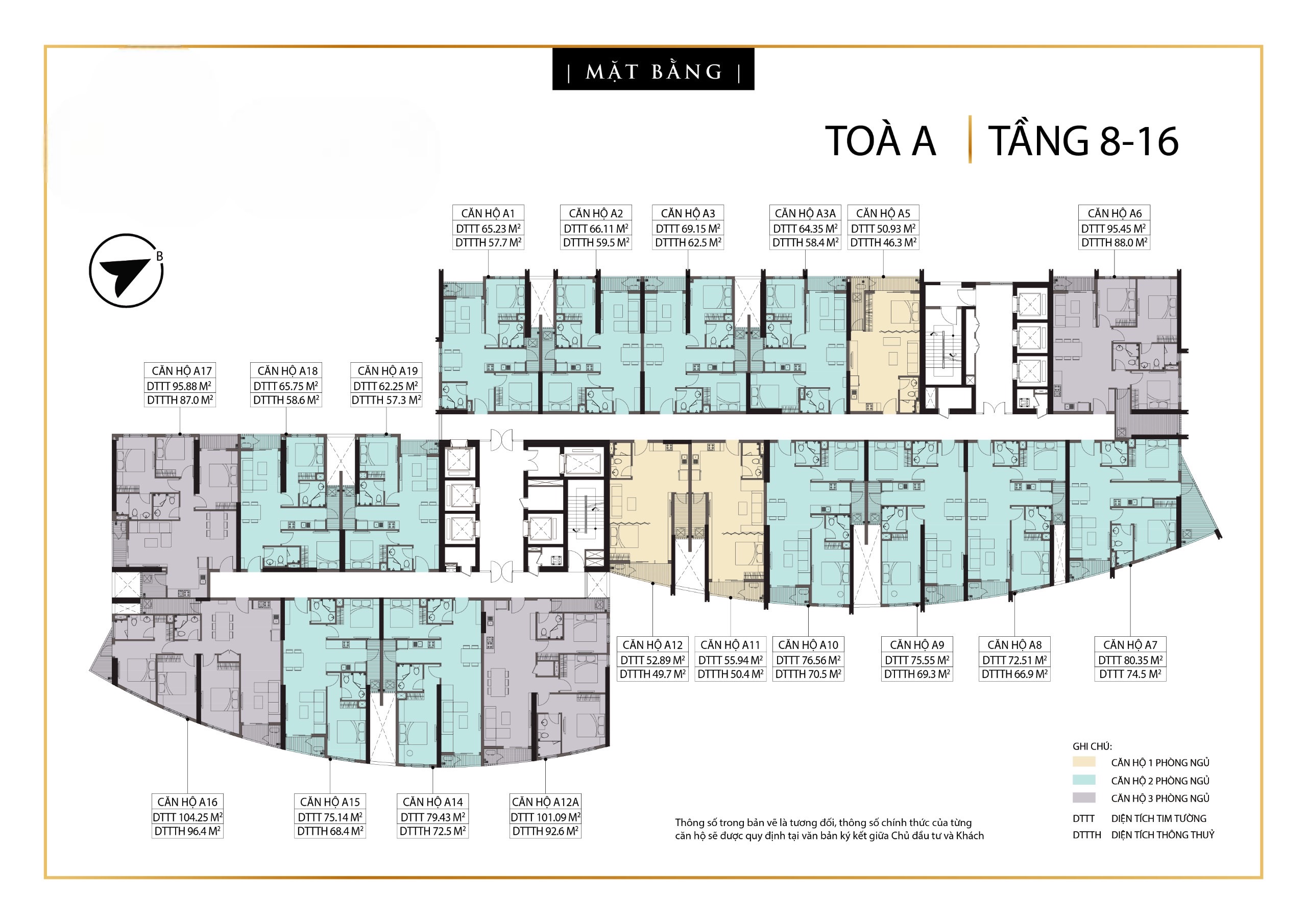 Tầng 8-16 | Tòa A The Maestro Quy Nhơn